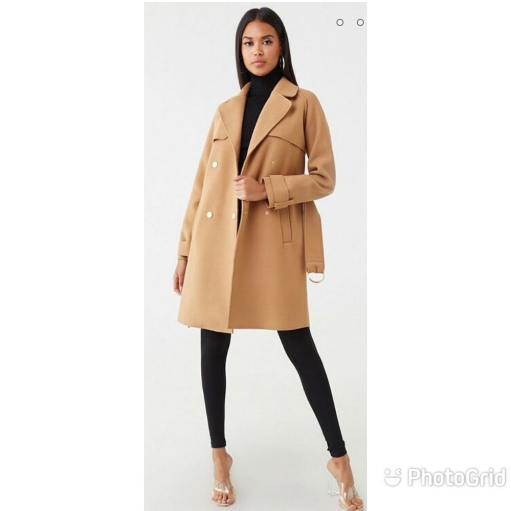 Beautiful camel/tan trench coat from Forever 21 🤎